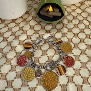 Vintage Coach Charm Bracelet